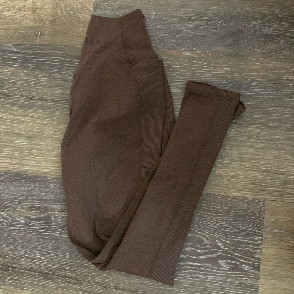 P’tula bare ribbed pocket legging S Espresso - Picture 4 of 4